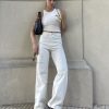WIDE LEG CREMA