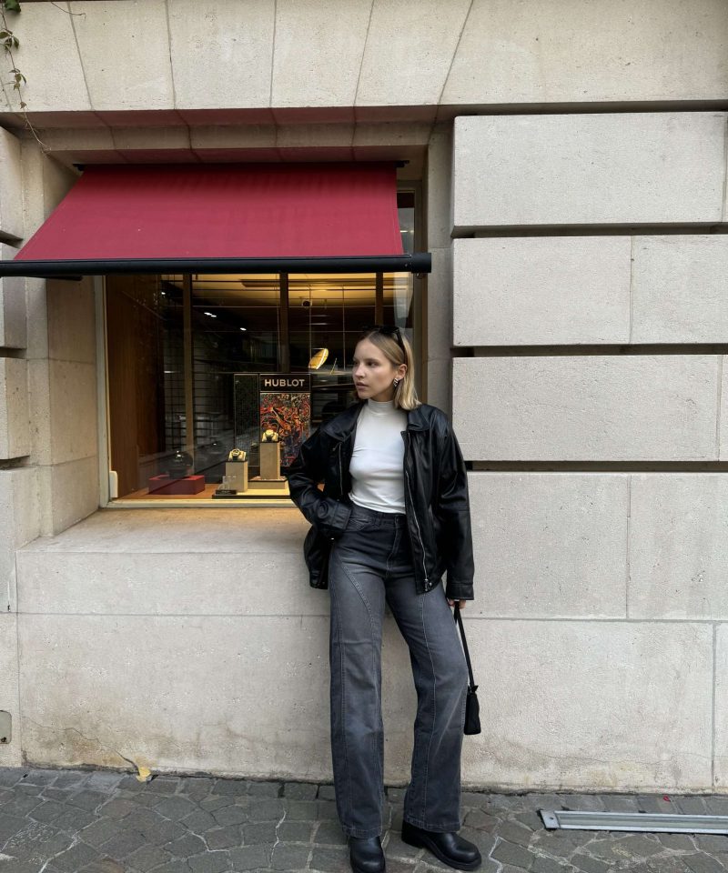 WIDE LEG BENE CON RECORTES