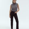 STRAIGHT ROMI CROP ELASTIZADO