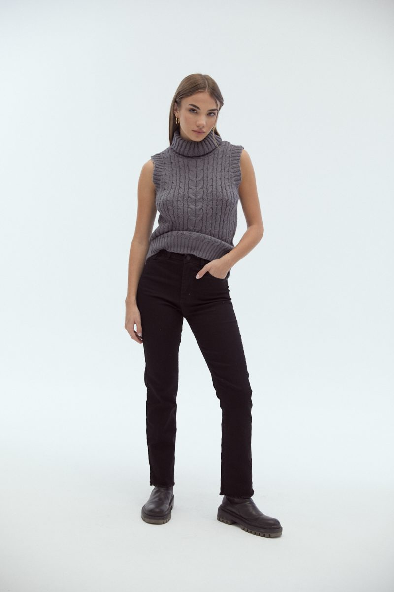 STRAIGHT ROMI CROP ELASTIZADO