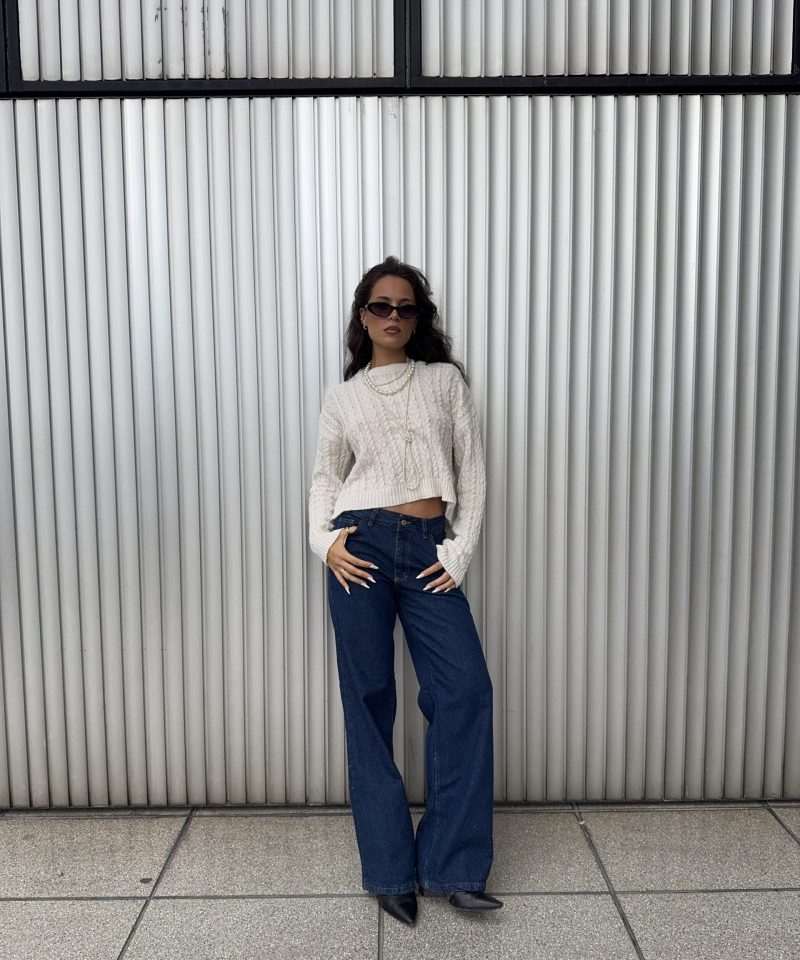 WIDE LEG PIA TIRO BAJO