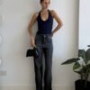 WIDE LEG GREY