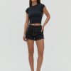 SHORT NEGRO TACHAS - TW7
