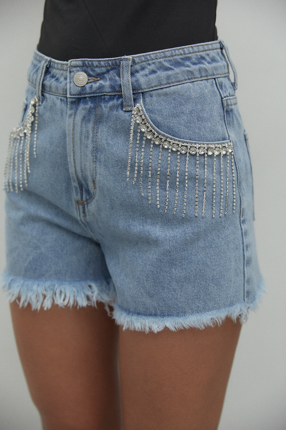 SHORT DESCLECADO CADENAS - TW12 - Imagen 2
