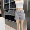 SHORT GRIS CRISTALES - TW11GRIS