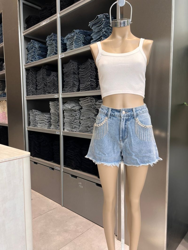 SHORT DESCLECADO CADENAS - TW12