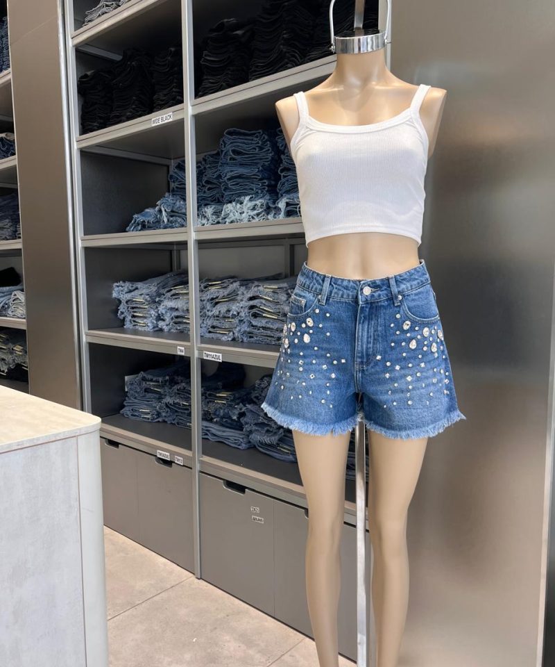 SHORT AZUL CRISTALES – TW11AZUL
