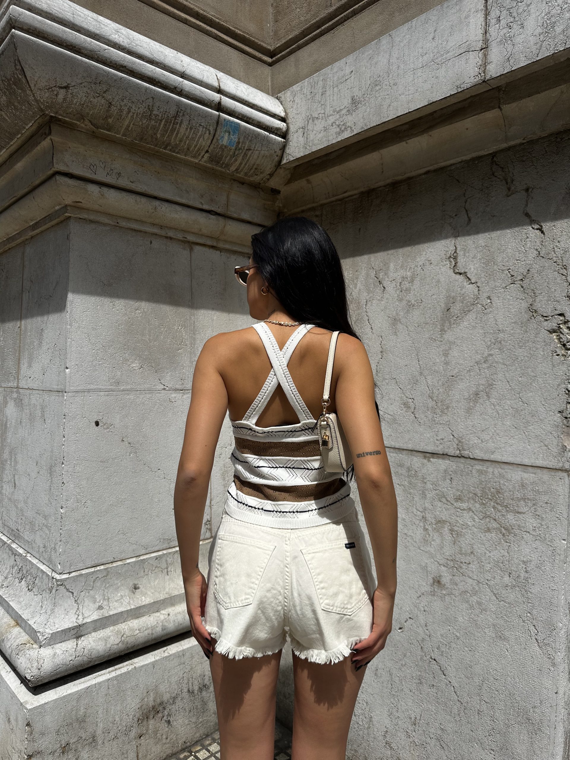 SHORT ANA CREMA - Imagen 3