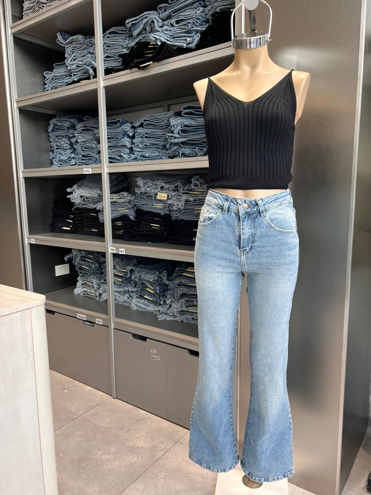 WIDE LEG CALI ELASTIZADO