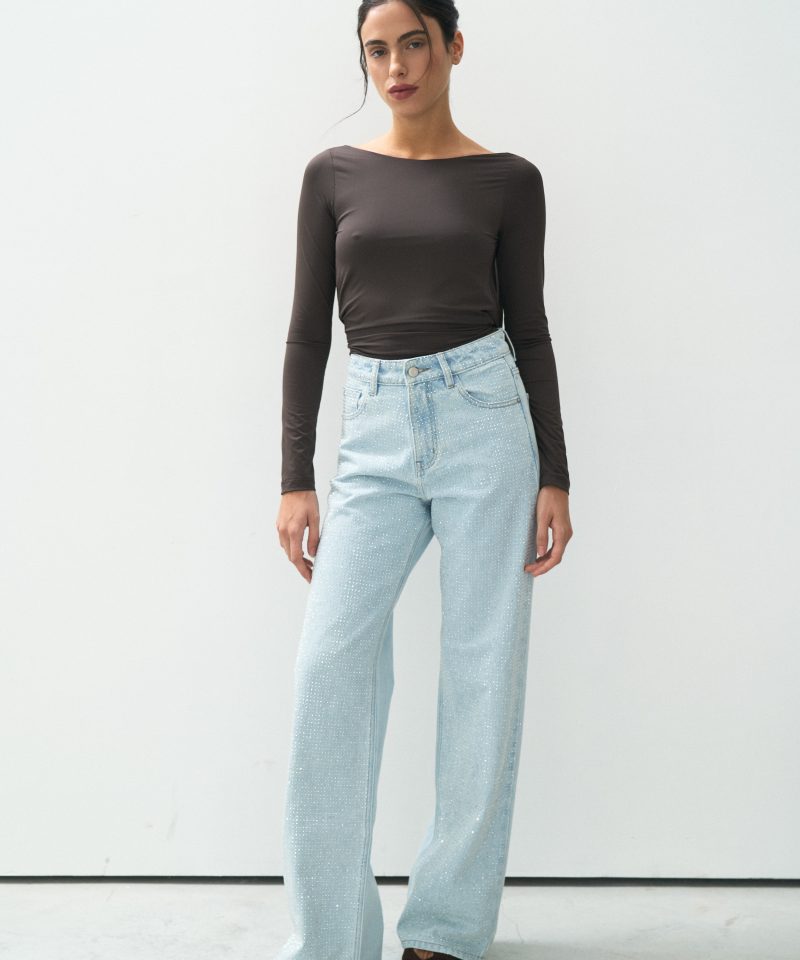 WIDE LEG FULL STRASS CELESTE - T801CELESTE