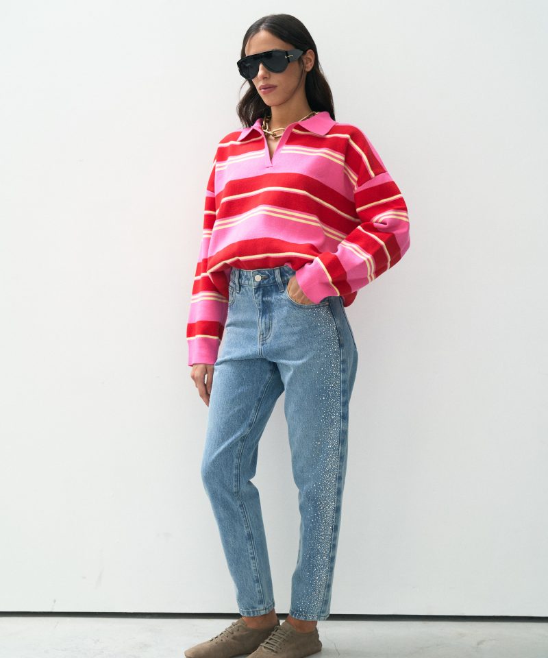 MOM SIDE STRASS - T803