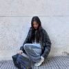 WIDE LEG STRASS COMBINADO GRIS - T806GRIS - Imagen 3