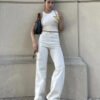 WIDE LEG CREMA