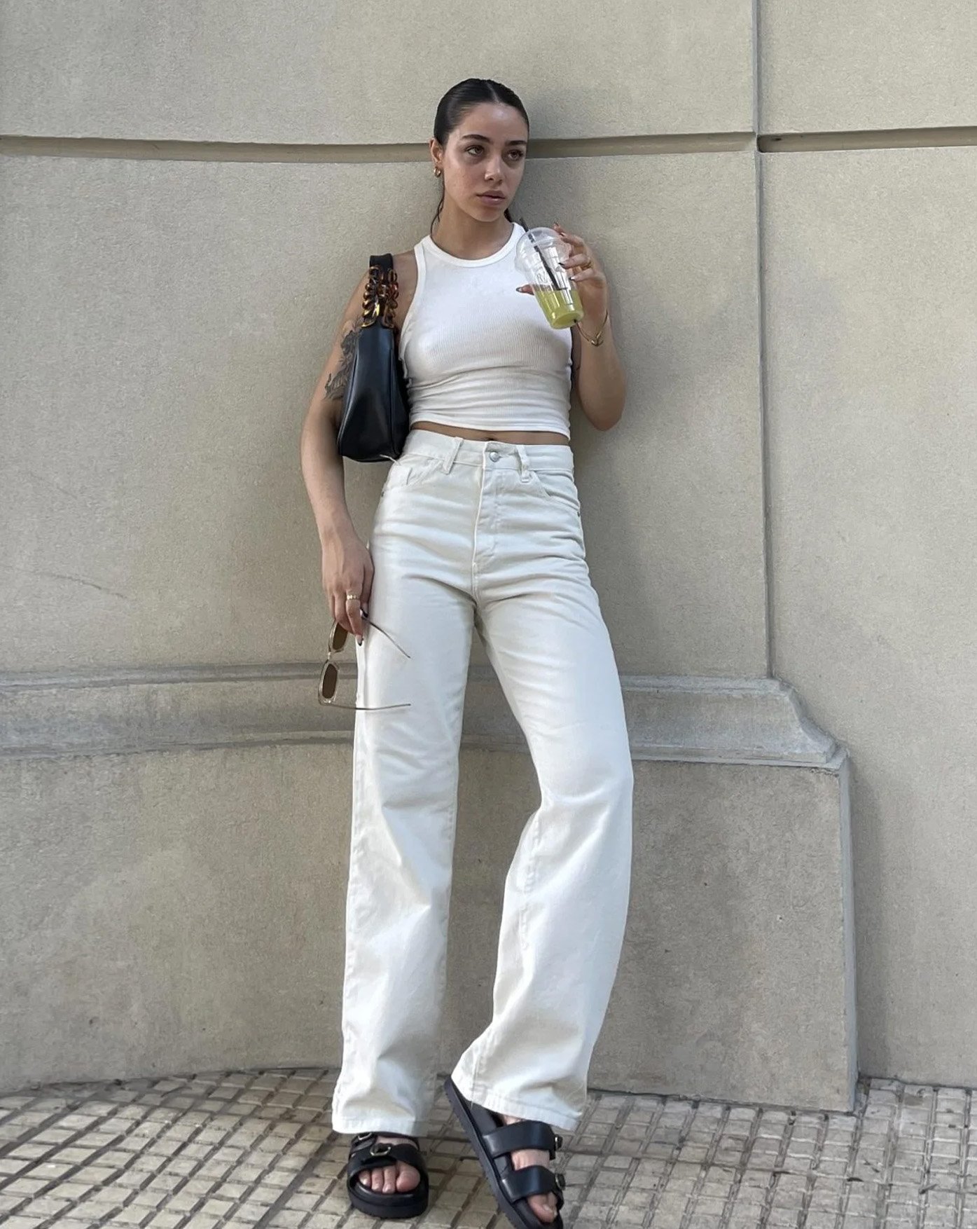 WIDE LEG CREMA