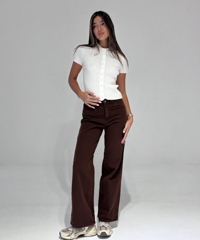 WIDE LEG BROWN