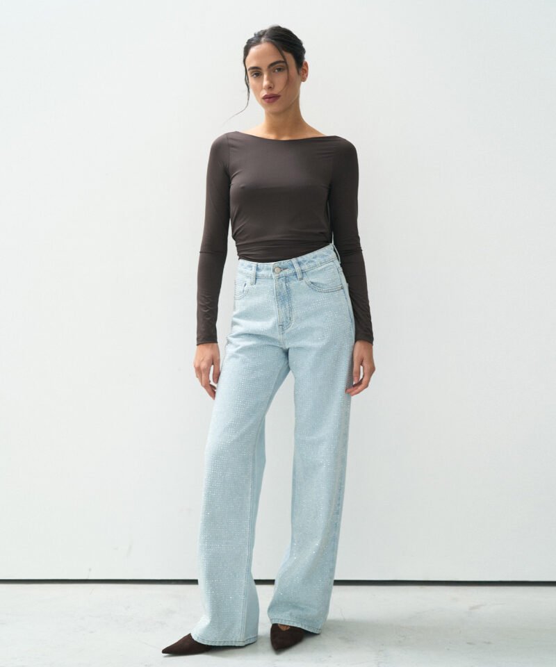 WIDE LEG FULL STRASS CELESTE - T801CELESTE