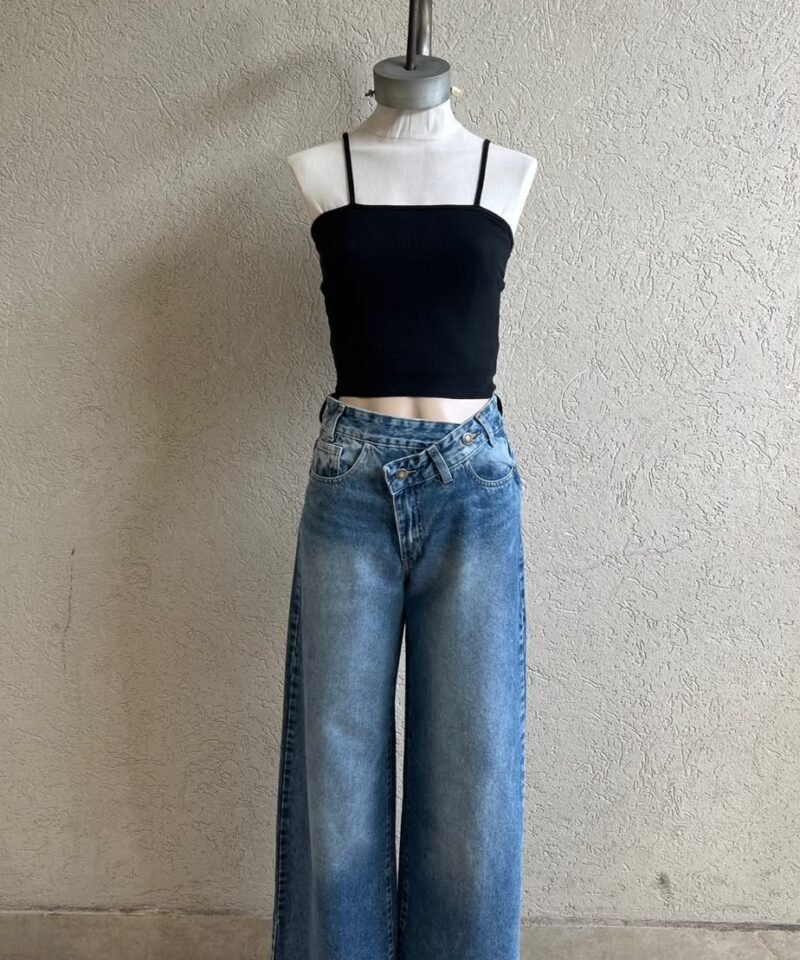 WIDE LEG ARIEL ASIMETRICO