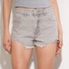 SHORT DESFLECADO DIAMANTES GRIS - TH19GRIS - Imagen 2