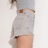 SHORT DESFLECADO DIAMANTES GRIS - TH19GRIS - Imagen 3