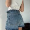 SHORT CARPINTERO SIDE STRASS AZUL - TH20 - Imagen 3