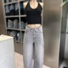 BAGGY CINTURA ABIERTA GRIS - TH9
