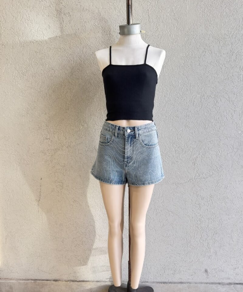 SHORT RIPPLE STRASS CELESTE - TH12CELESTE