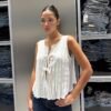 BLUSA LINO PLIEGUES