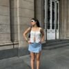 SKORT CELESTE 4 BOTONES - TW31CEL